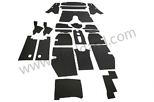 Complete Interior Body Sound Insulation Kit. 356B T5 Cabriolet 