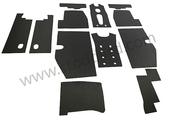 NLA55655200 - Floor Board Sound Insulation Kit For 356B T6 And 356C for Porsche 356C &bull; 1963 &bull; 1600 C (616/15) &bull; Cabrio C &bull; Manual Gearbox, 4 Speed