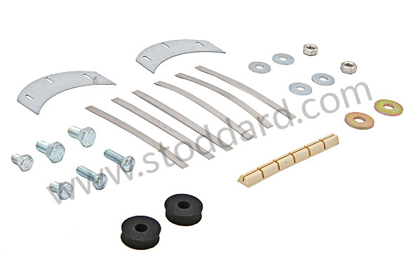 NLA55900200 - 356B 356C Horn Grille Hardware Attaching Pieces for Porsche 