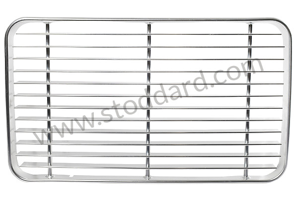 NLA55904106 - Curved Engine Grille Speedster, ConvD, Roadster, Hardtop, Cab for Porsche 356A &bull; 1955 &bull; 1300 (506/2) &bull; Cabrio A T1 &bull; Manual Gearbox, 4 Speed