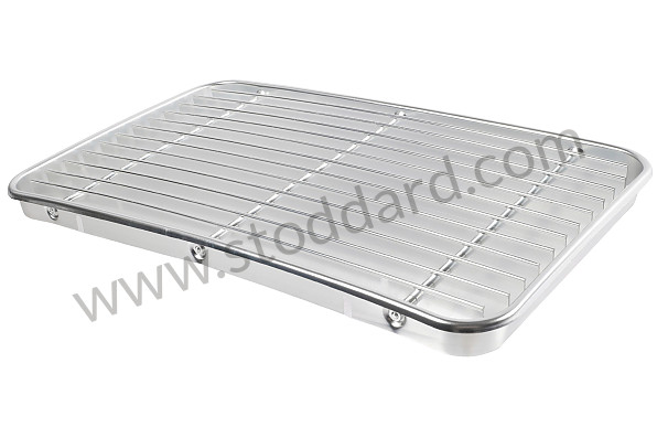 NLA55904106 - Curved Engine Grille Speedster, ConvD, Roadster, Hardtop, Cab for Porsche 356A &bull; 1955 &bull; 1300 (506/2) &bull; Cabrio A T1 &bull; Manual Gearbox, 4 Speed