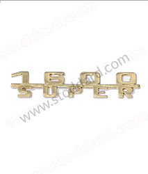 1600 Super Emblem, Gold, 356A And 356B T5 - Kit Bundle  (NLA55931101GW)