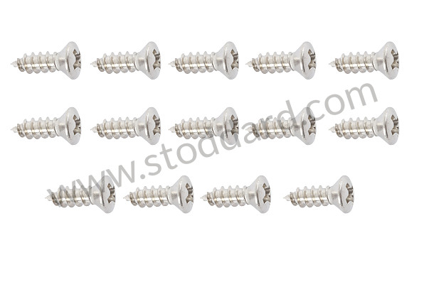 NLA56100100 - Rain Gutter Screw Set For Roadster And Convertible D for Porsche 