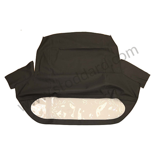 NLA56120100700 - Black Canvas Top For Low Bow 356 Speedster. for Porsche 356A &bull; 1955 &bull; 1300 (506/2) &bull; Speedster A T1 &bull; Manual Gearbox, 4 Speed