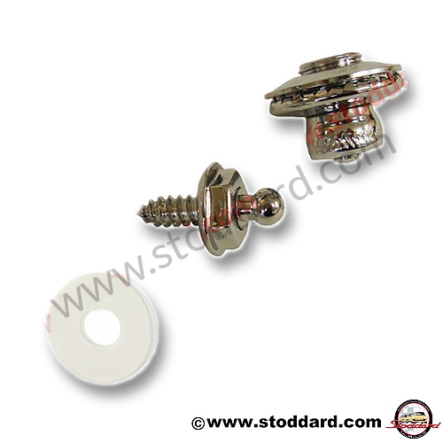 NLA59100100 - Polished Tenax Fastener Set Porsche 356 911 912 for Porsche 