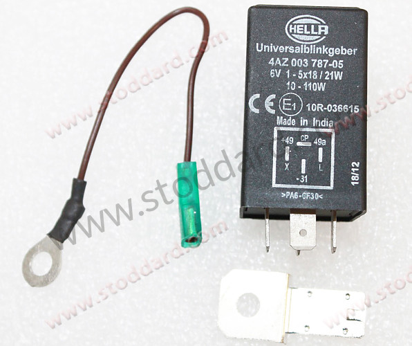 NLA61334201 - Electronic Flasher Relay Unit 6 Volt for Porsche 356B T5 &bull; 1959 &bull; 1600 (616/1 T5) &bull; Cabrio B T5 &bull; Manual Gearbox, 4 Speed