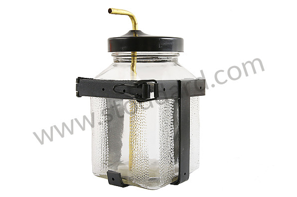 NLA628500 - Glass Windshield Washer Bottle For 356 Pre-A. Includes Brass Feed Pipe And Bakelite Lid for Porsche 
