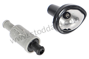 Chrome Windshield Washer Jet With Check Valve, teardrop Style  (NLA62874102)