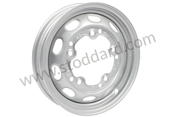 NLA68021 - 16x3.25-inch Drum Brake Wheel, Silver Finish for Porsche 