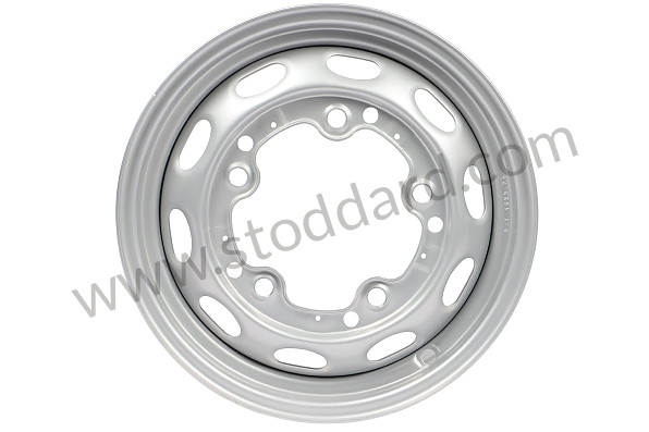 NLA68021 - 16x3.25-inch Drum Brake Wheel, Silver Finish for Porsche 