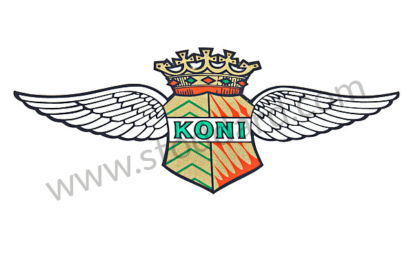 NLA70101400 - Koni Shock Absorber Sticker Decal for Porsche 