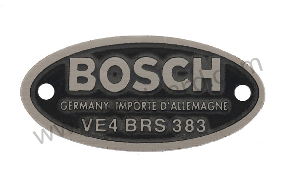 ANLA70160250 - PLATE ON DISTRIBUTOR 356 TYPE BRS 383 for Porsche 