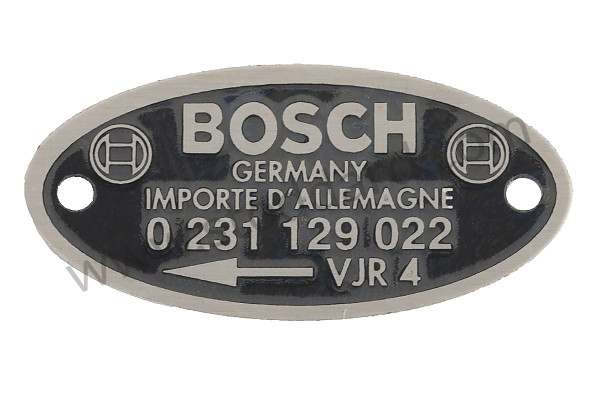 NLA70160253 - Distributor Plate Bosch '022 for Porsche 