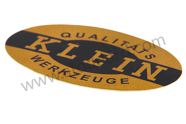 NLA70172100 - Klein Sticker For Lug Nut Wrench For 356 for Porsche 