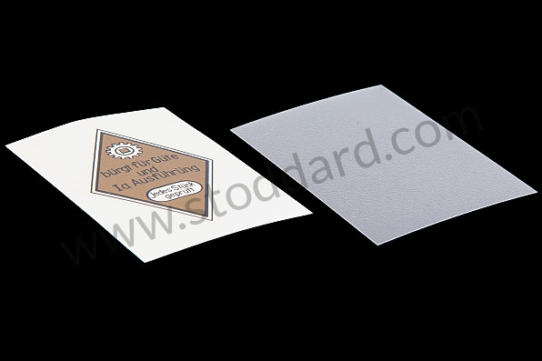 NLA70172200 - Decal For Hammer On Pre-A 356. Water Transfer for Porsche 