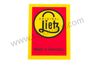Lietz Luggage Rack Decal, Water Transfer  (NLA70180100)