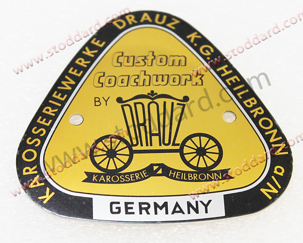 NLA72300710GW - Drauz Badge For 356 - Kit Bundle for Porsche 