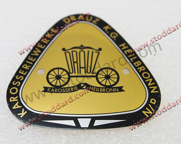 NLA72300711 - Drauz Euro Badge (kit Part, Badge Only) for Porsche 