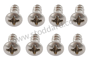 Sun Visor Screw Set , 1 Req'd. 1958 356At2 Through 1961 356B T5.  (NLA73100800)