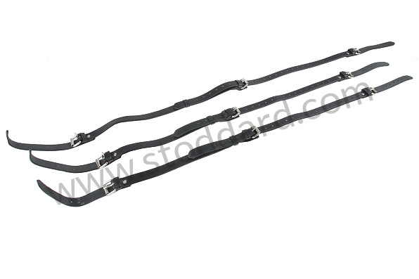 NLA80195301 - Luggage Rack Strap, Black, One Set All 356 911 912 for Porsche 