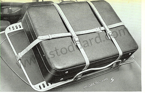 NLA80195302 - Luggage Rack Strap, Tan, One Set All 356 911 912 for Porsche 