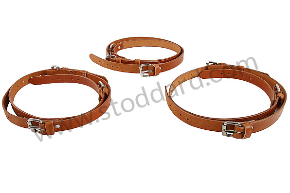 NLA80195302 - Luggage Rack Strap, Tan, One Set All 356 911 912 for Porsche 