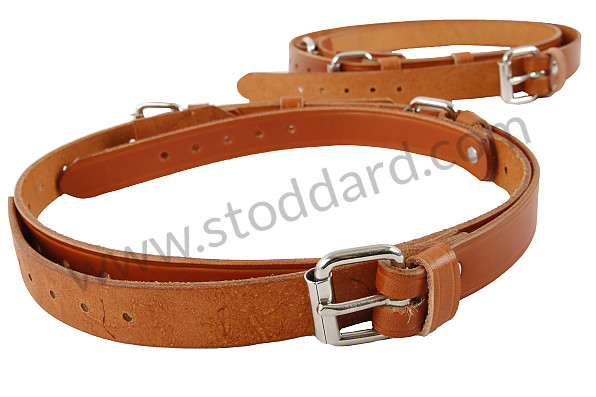 NLA80195302 - Luggage Rack Strap, Tan, One Set All 356 911 912 for Porsche 