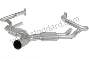 Sebring Style Center Outlet Sport Exhaust System, Stainless Steel For 356 / 912 with US Heating System  (NLA92751)