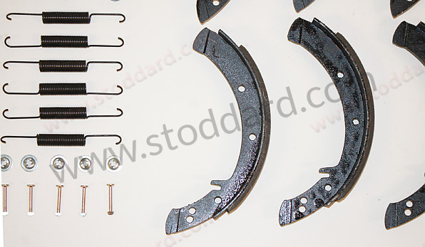 NLABRAKEKIT - Full Drum Brake Kit (front And Rear) For 356 356A And 356B for Porsche 