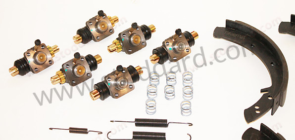 NLABRAKEKIT - Full Drum Brake Kit (front And Rear) For 356 356A And 356B for Porsche 