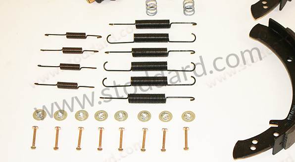 NLABRAKEKIT - Full Drum Brake Kit (front And Rear) For 356 356A And 356B for Porsche 
