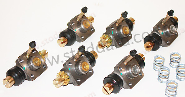 NLABRAKEKIT - Full Drum Brake Kit (front And Rear) For 356 356A And 356B for Porsche 