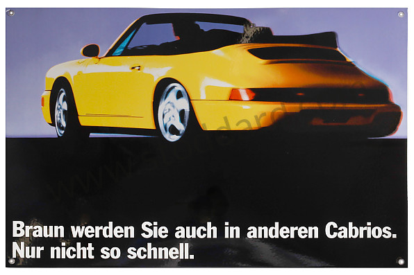 PCG00096410 - STICKER ENAMEL PORSCHE CLASSIC for Porsche 