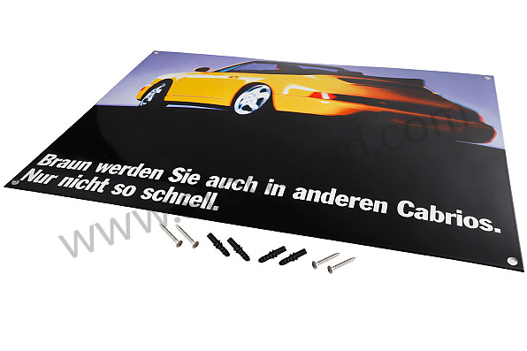 PCG00096410 - STICKER ENAMEL PORSCHE CLASSIC for Porsche 