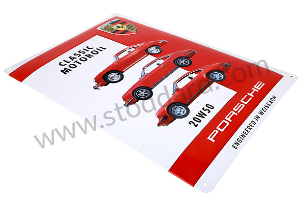 PCG04302050 - METAL PLATE for Porsche 