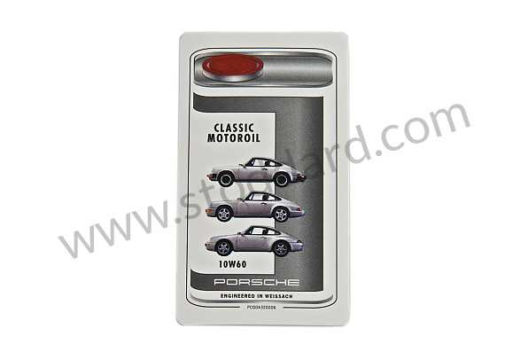 PCG04320006 - Oil Type Decal 10w60 For Porsche Classic Oil for Porsche 