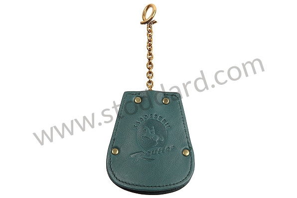 PCG044200006JD - Key Fob Case Pouch For Porsche 356 In Green Leather for Porsche 