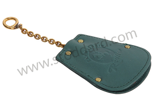 PCG044200006JD - Key Fob Case Pouch For Porsche 356 In Green Leather for Porsche 