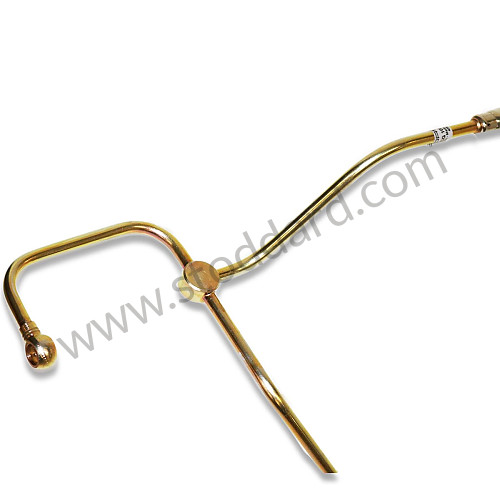 61610805503 - Fuel Pump To Zenith Carburetor Fuel Line W/ Banjo Fitting For Early 356 Fuel Pump for Porsche 