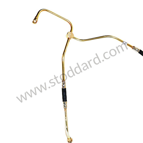61610805503 - Fuel Pump To Zenith Carburetor Fuel Line W/ Banjo Fitting For Early 356 Fuel Pump for Porsche 