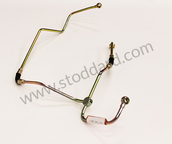 61610805503 - Fuel Pump To Zenith Carburetor Fuel Line W/ Banjo Fitting For Early 356 Fuel Pump for Porsche 