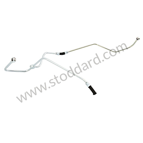 61610805503 - Fuel Pump To Zenith Carburetor Fuel Line W/ Banjo Fitting For Early 356 Fuel Pump for Porsche 