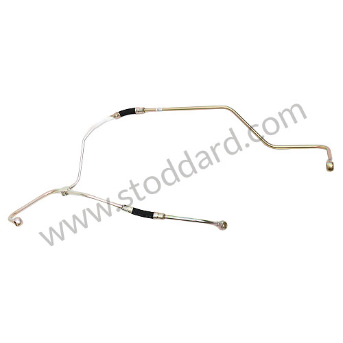 61610805503 - Fuel Pump To Zenith Carburetor Fuel Line W/ Banjo Fitting For Early 356 Fuel Pump for Porsche 