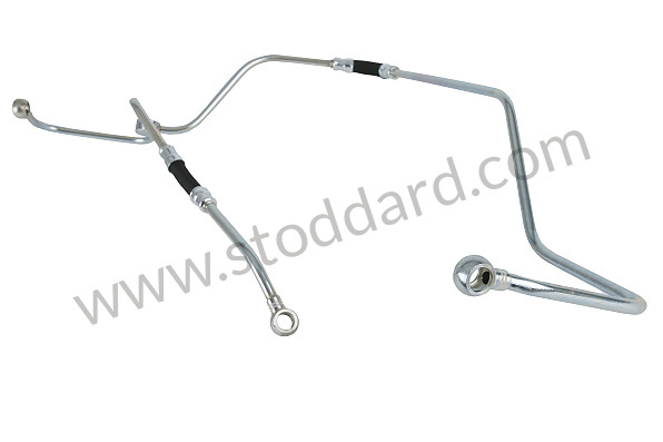 61610805503 - Fuel Pump To Zenith Carburetor Fuel Line W/ Banjo Fitting For Early 356 Fuel Pump for Porsche 