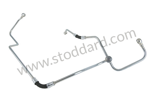 61610805503 - Fuel Pump To Zenith Carburetor Fuel Line W/ Banjo Fitting For Early 356 Fuel Pump for Porsche 