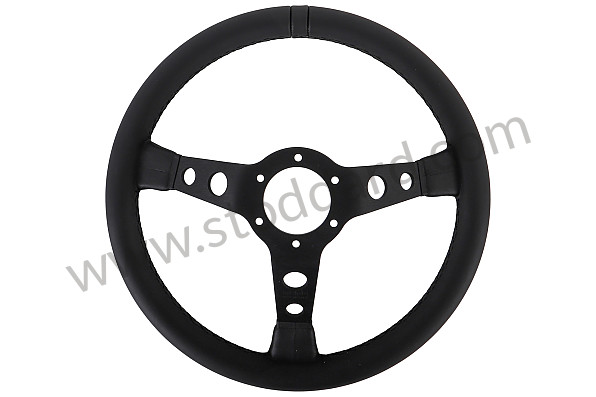 PCG34708410 - Porsche MOMO Sports Steering Wheel, Black Stitching for Porsche 