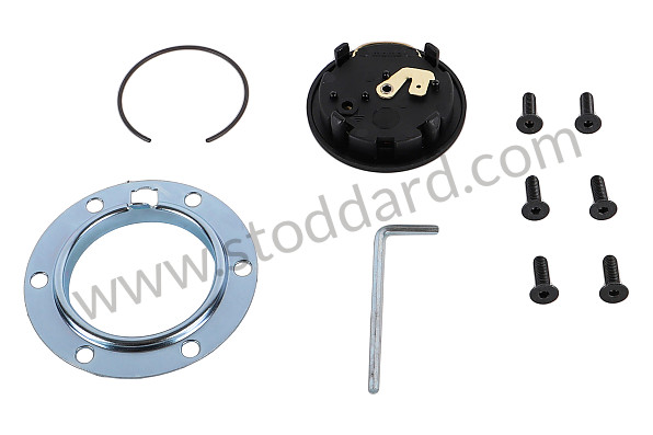 PCG34708410 - Porsche MOMO Sports Steering Wheel, Black Stitching for Porsche 