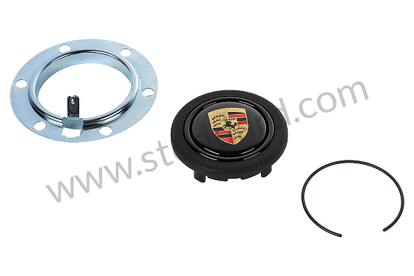 PCG34708420 - Porsche MOMO Sports Steering Wheel, Red Stitching for Porsche 