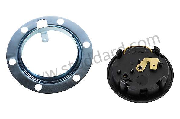 PCG34708420 - Porsche MOMO Sports Steering Wheel, Red Stitching for Porsche 