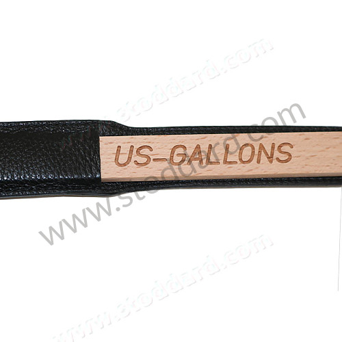 PCG35672202 - Dipstick, For Petrol / Gas, In Gallons With Leather Sleeve. for Porsche 
